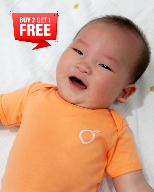 [Buy 2 Free 1] Short Sleeve Bodysuit