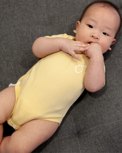 LIMAU kimono bodysuit is available in sizes of 0 to 3 months and 3 to 6 months.