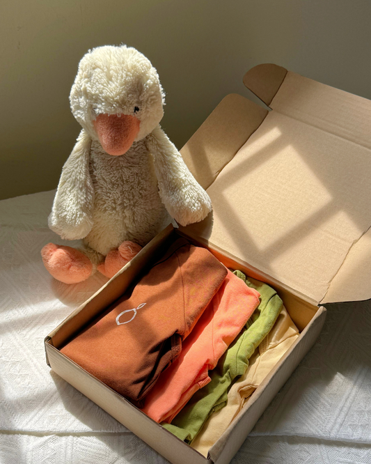 Send this to your loved one as a gift for their newborn baby. It's made of 170gsm cotton and the fabric is OEKO-TEX Standard 100 certified - soft and safe for baby's delicate skin.